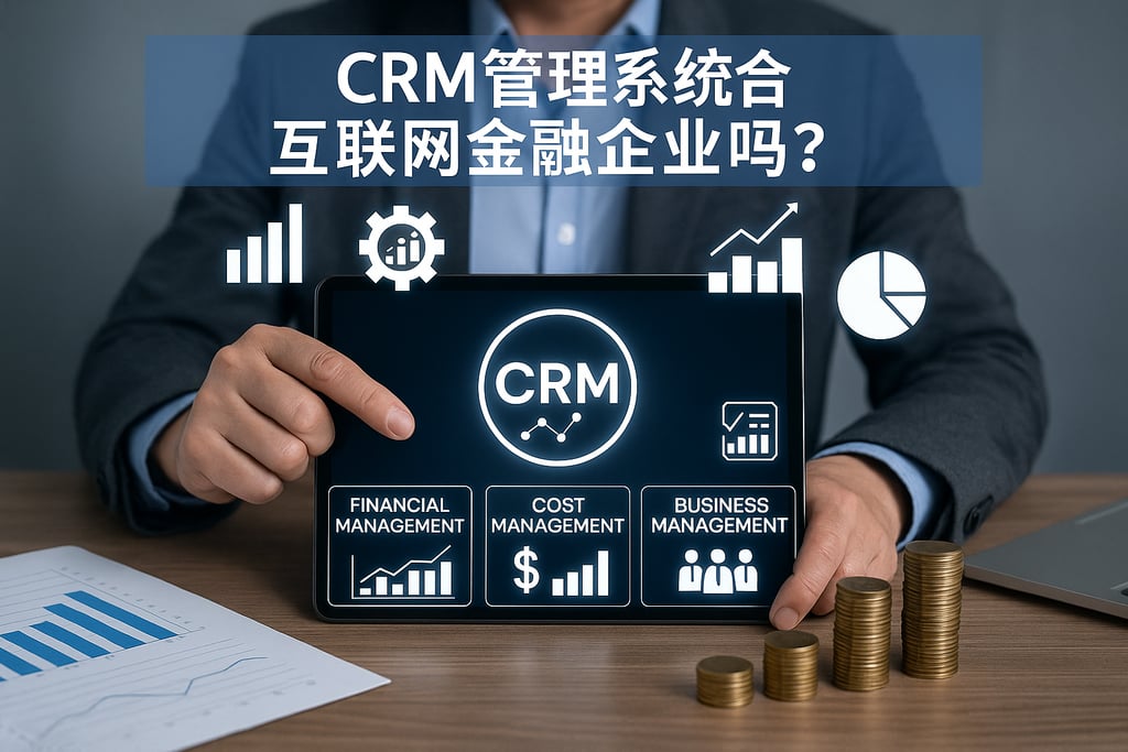 CRM 管理系统，适合互联网金融企业吗？